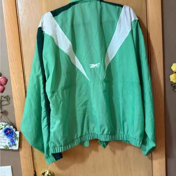 Reebok Green and White Track Suit